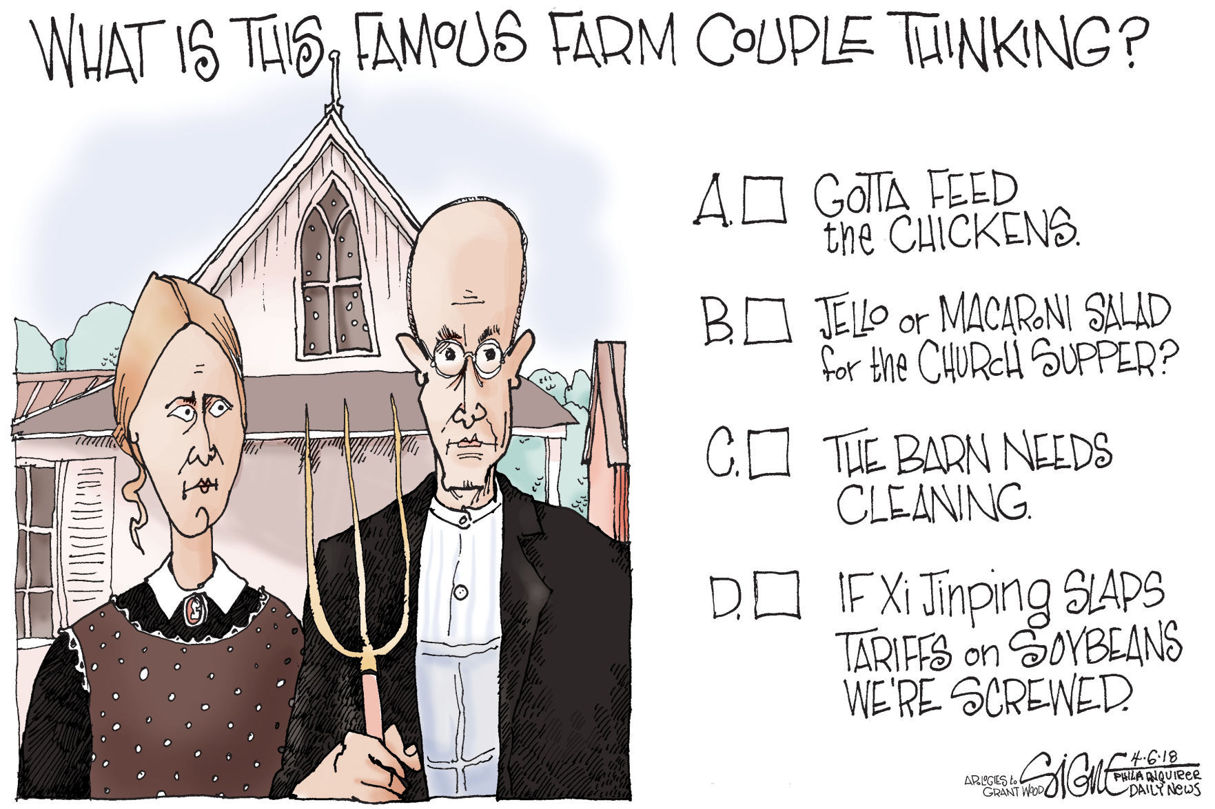 Signe Wilkinson / Philadelphia Daily News